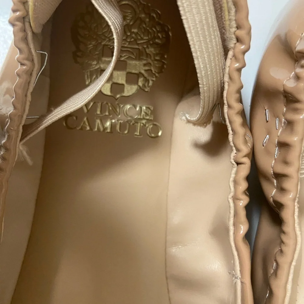 Vince Camuto buff patent Velnya ballet flat size 6.5 women’s